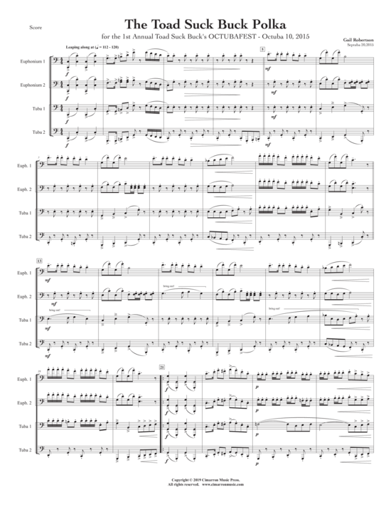 Product picture to: Toad Suck Buck Polka, The Gail Robertson
