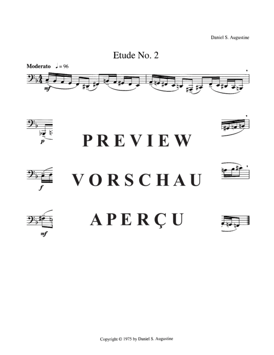 Product gallery: Page 5 of 21 Seventeen Etudes for Tuba , , (Tuba Solo)
