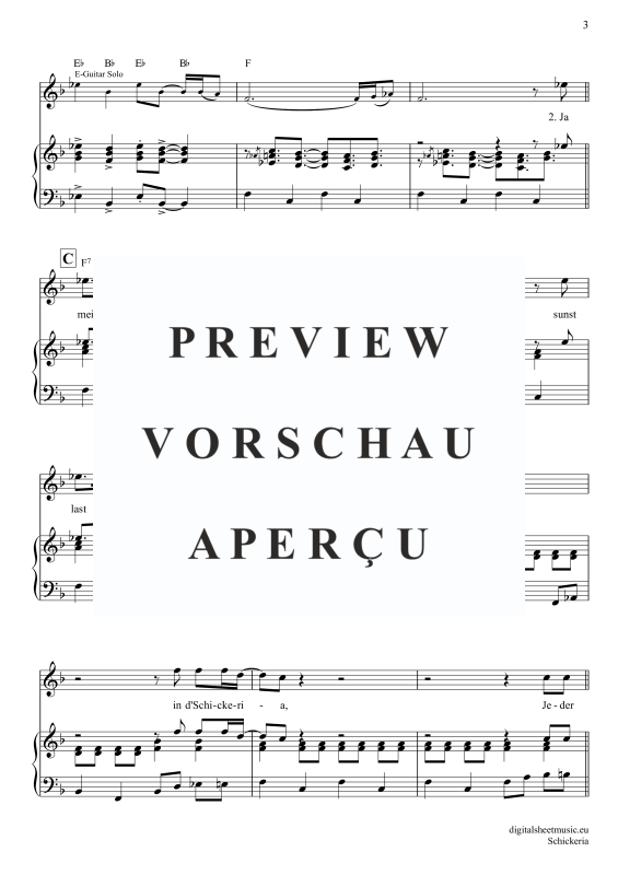 Produktgalerie: Seite 4 von 11 Schickeria, Spider Murphy Gang, Klavier, Gesang & Akkorde