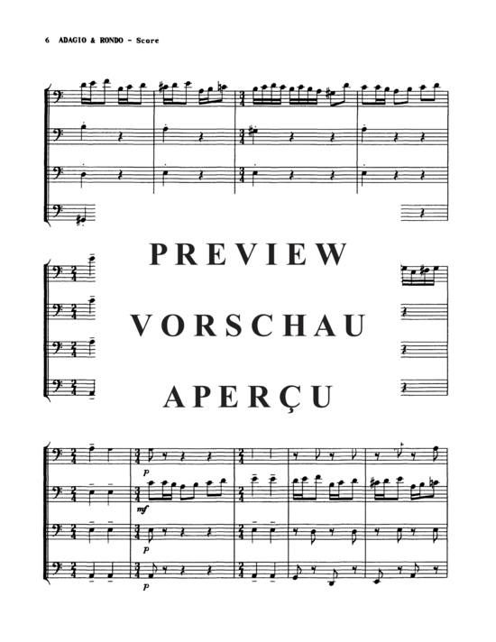 Product gallery: Page 8 of 21 Adagio and Rondo , , (Tuba Quartett EETT)