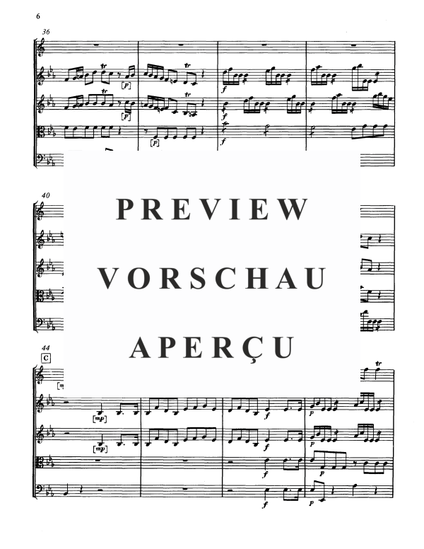 Produktgalerie: Seite 7 von 11 Konzert No. 2 in Eb-Dur, , Horn in F Solo und Streicher Ensemble