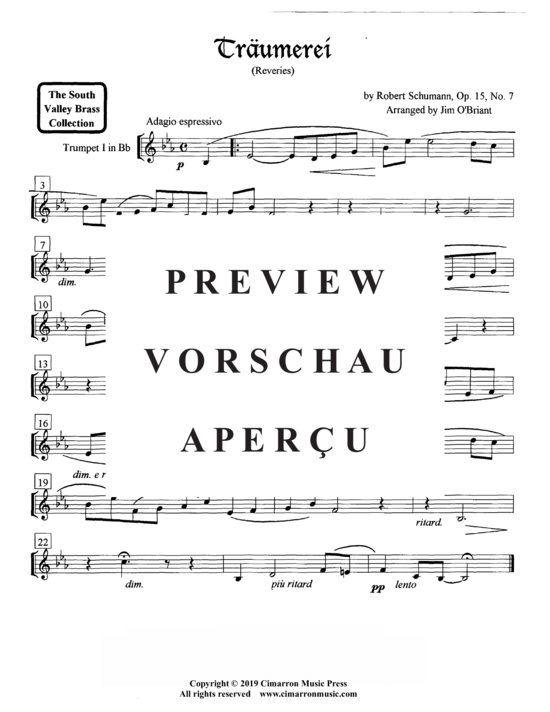 Produktgalerie: Seite 8 von 13 Traumerei , , (Blechbläser Quintett)