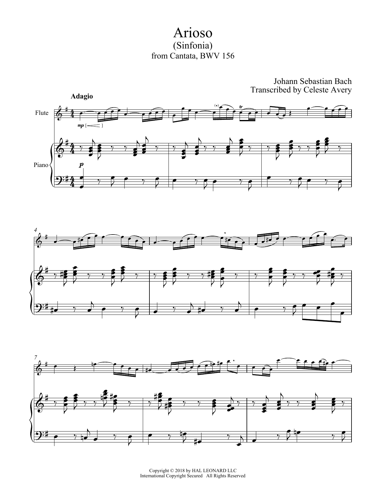 Produktgalerie: Seite 1 von 1 Arioso, Johann Sebastian Bach