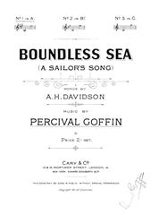 cover: Boundless Sea (A Sailor's Song), Percival Goffin