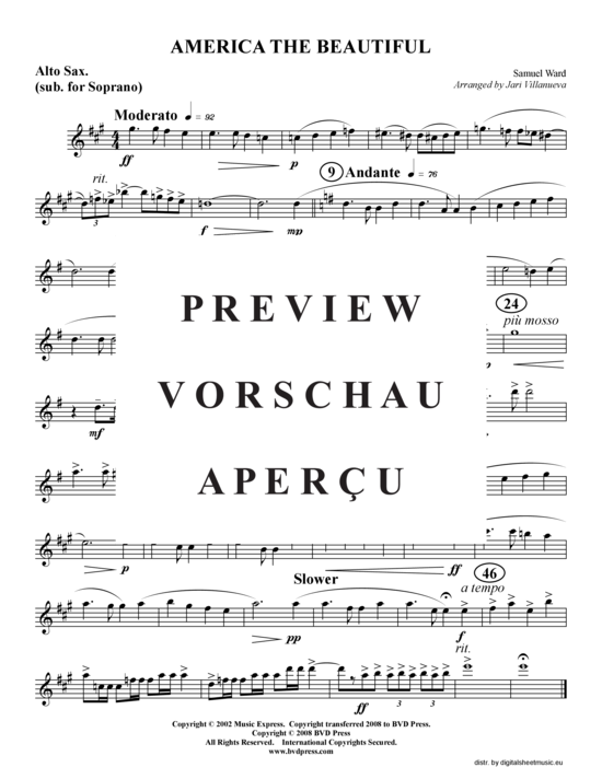 Produktgalerie: Seite 5 von 8 America the Beautiful , , (SATB oder AATB)