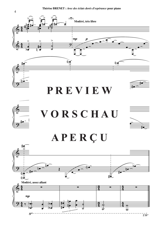 Product gallery: Page 5 of 12 Avec des eclats dores d'esperance , , Piano Solo