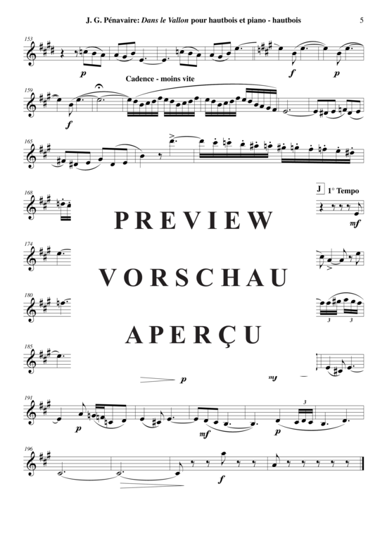 Product gallery: Page 19 of 19 Dans Le Vallon , , (Oboe + Keyboard)