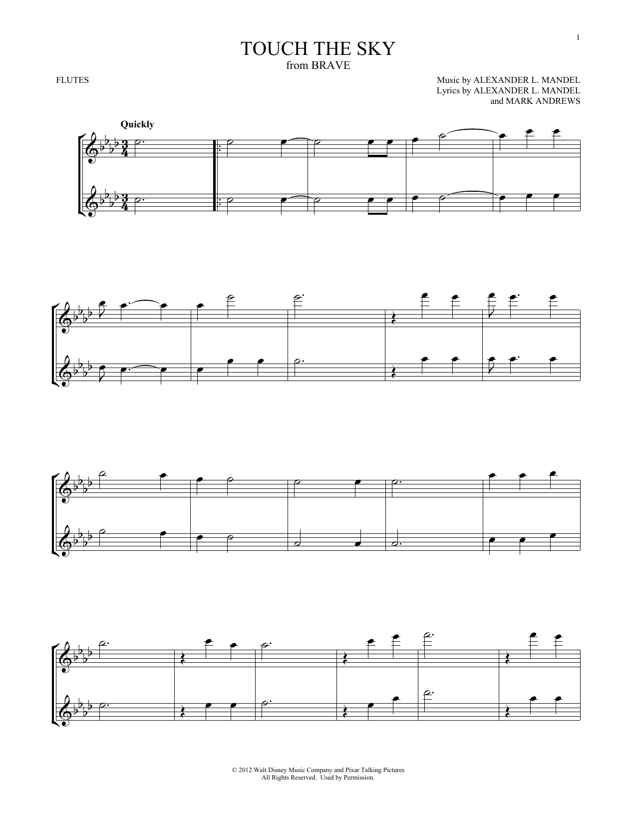 Product gallery: Page 1 of 1 Touch The Sky (from Brave), Julie Fowlis