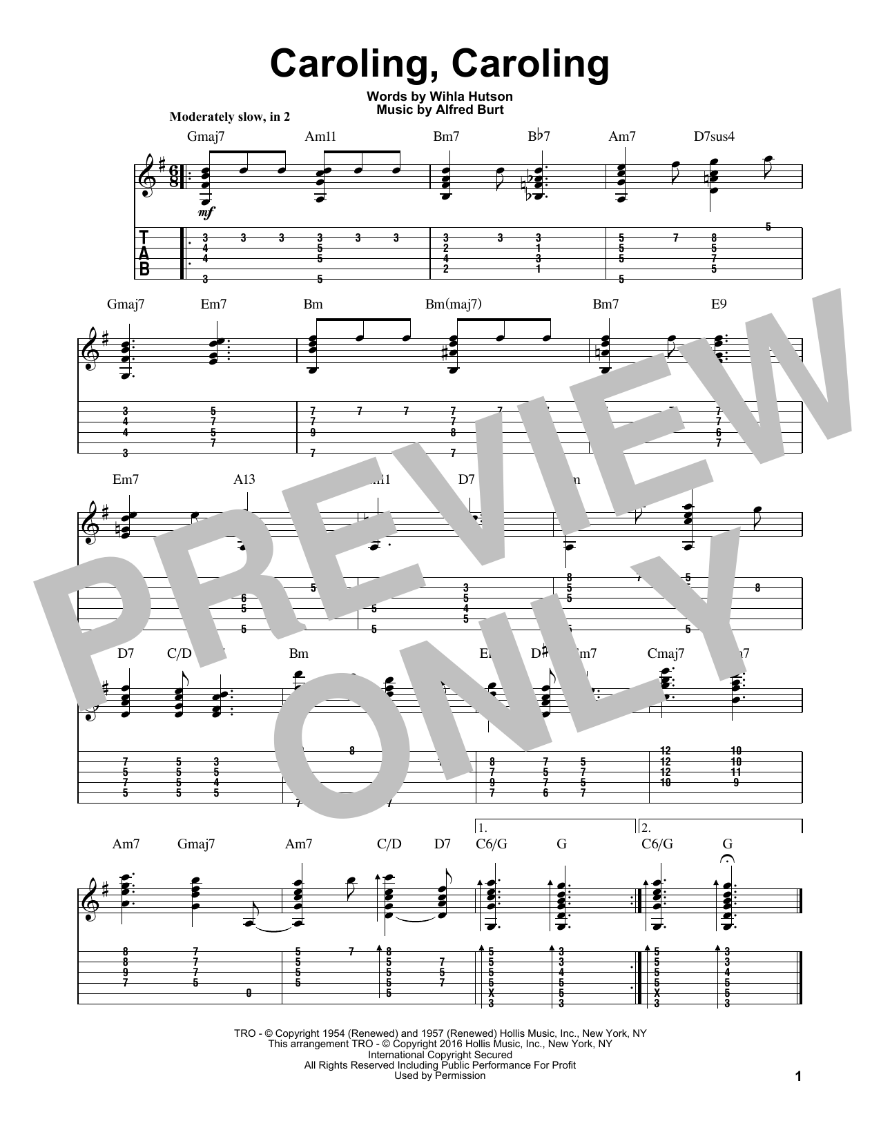 Produktbild zu: Caroling, Caroling