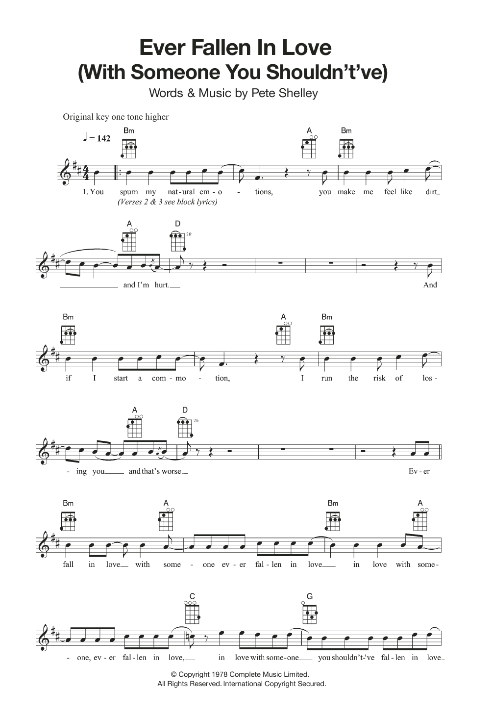 Product gallery: Page 1 of 1 Ever Fallen In Love (With Someone You Shouldn't've), The Buzzcocks