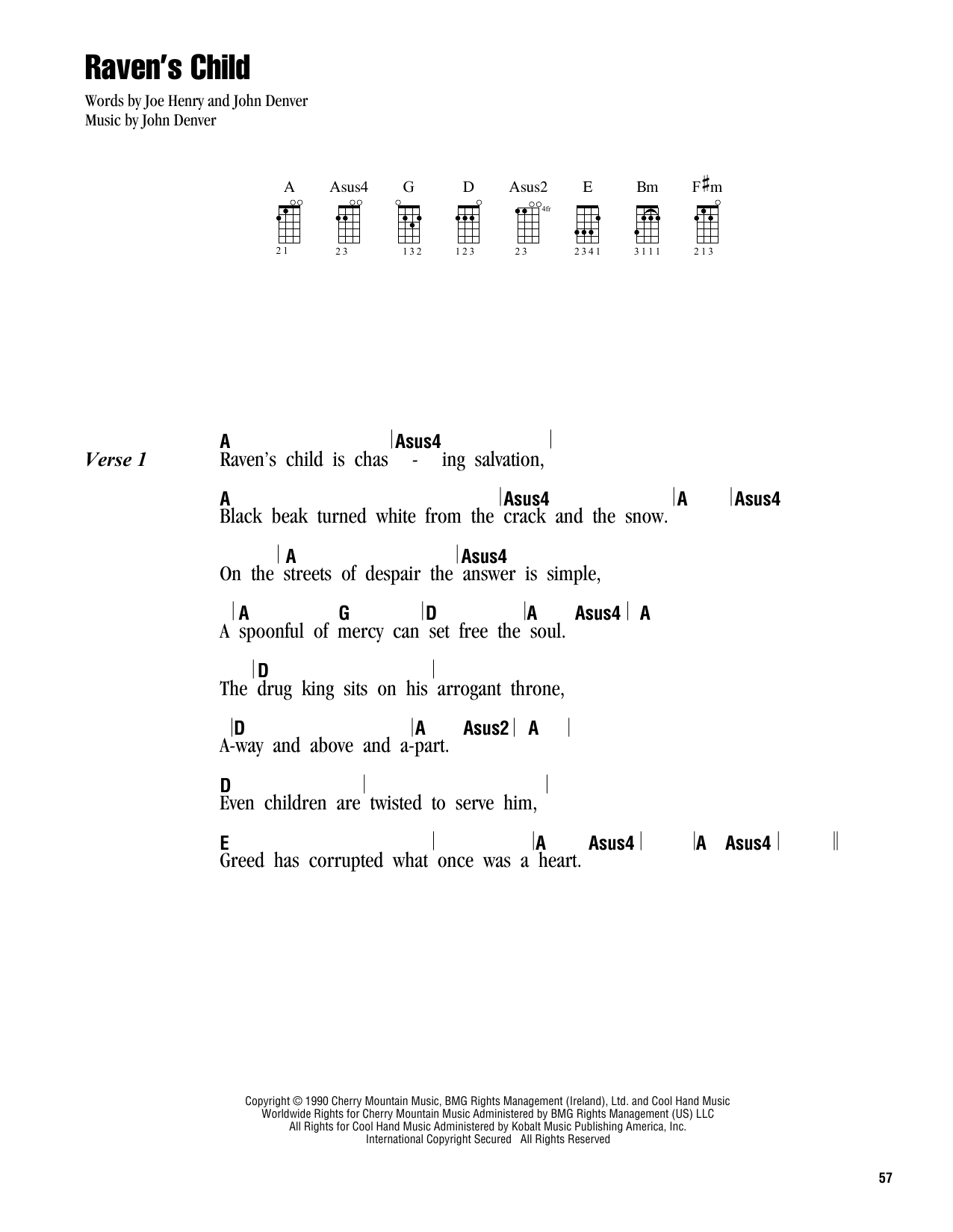 Product gallery: Page 1 of 1 Raven's Child, John Denver