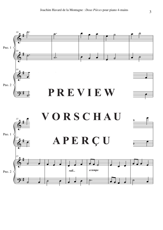 Product gallery: Page 4 of 8 Deux Pièces , , (piano four hands)