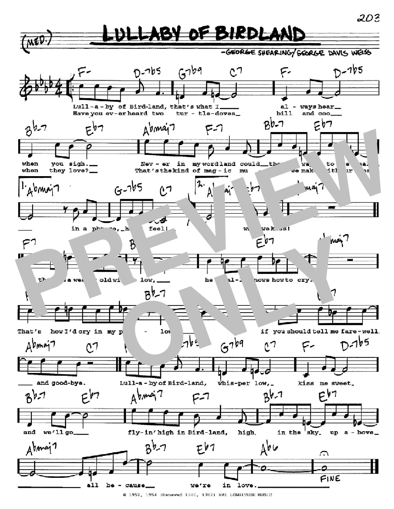Product picture to: Lullaby Of Birdland