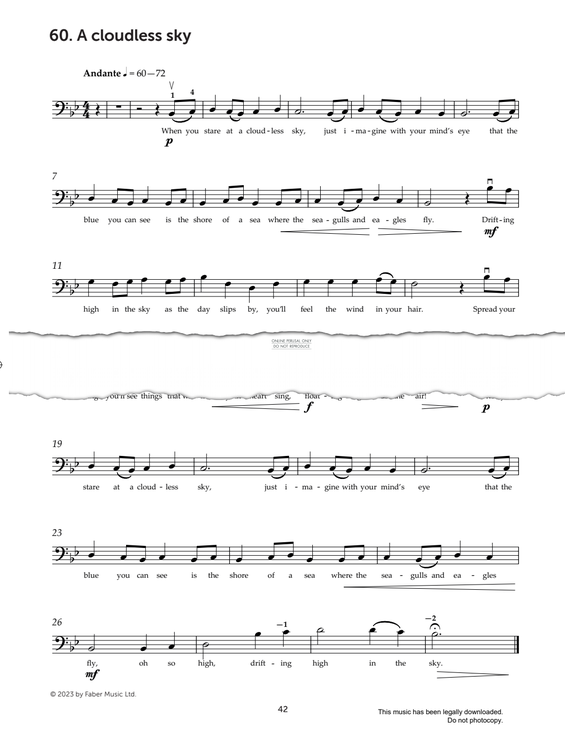 Produktgalerie: Seite 1 von 1 A Cloudless Sky, Mark Wilson, Klavier, Kontrabass