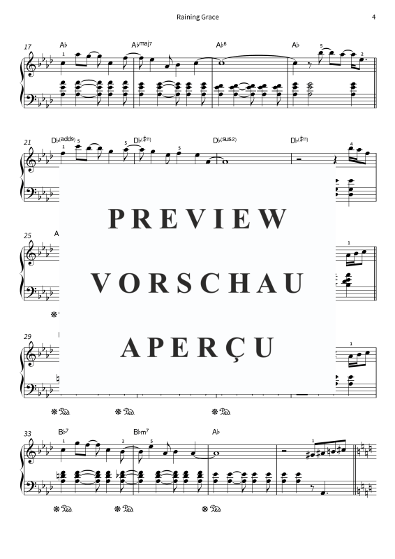 Produktgalerie: Seite 6 von 9 Raining Grace, , Klavier Solo