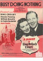 cover: Busy Doing Nothing, James Van Heusen