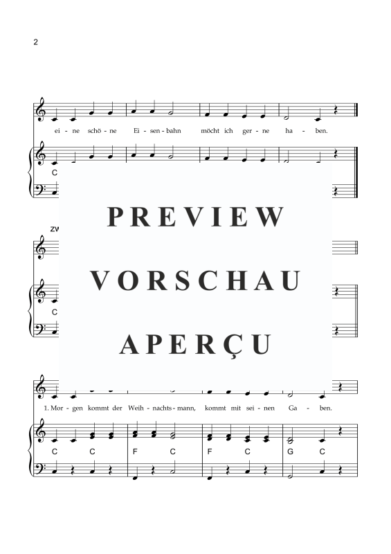 Product gallery: Page 3 of 5 Morgen kommt der Weihnachtsmann, , Accordion and vocals