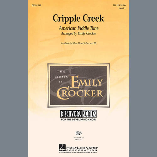 cover: Cripple Creek (arr. Emily Crocker), American Fiddle Tune, Chor