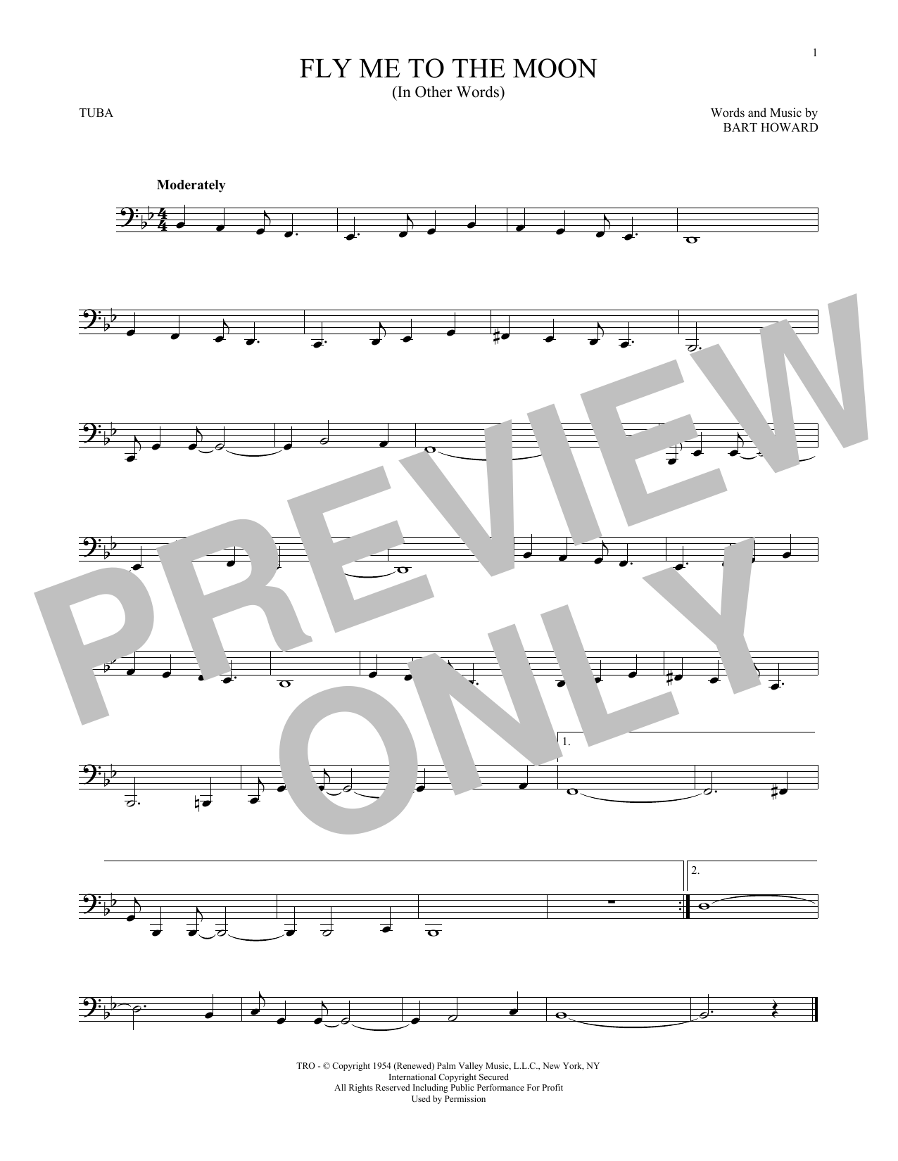 Product gallery: Page 1 of 1 Fly Me To The Moon (In Other Words), Tony Bennett