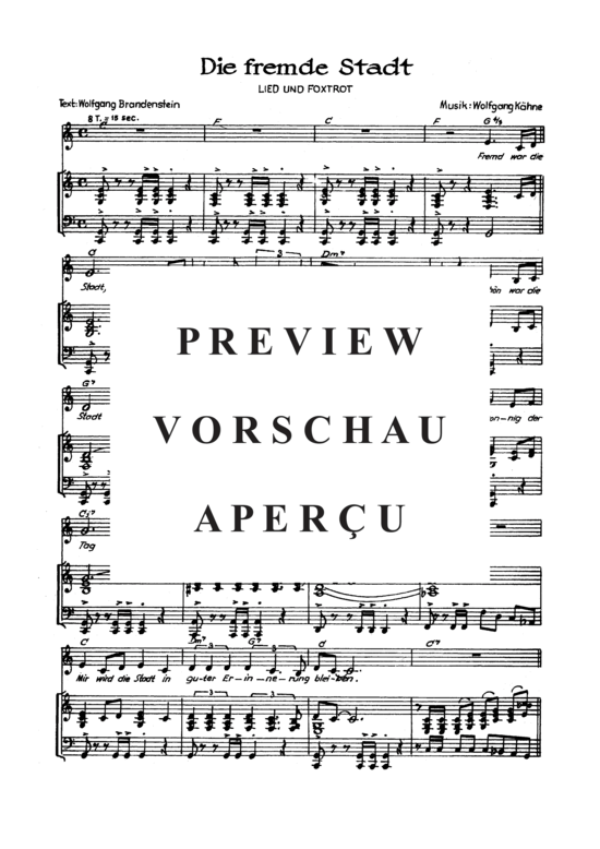 Product gallery: Page 4 of 4 Die fremde Stadt , Hendrix, Bert, Piano and Voice