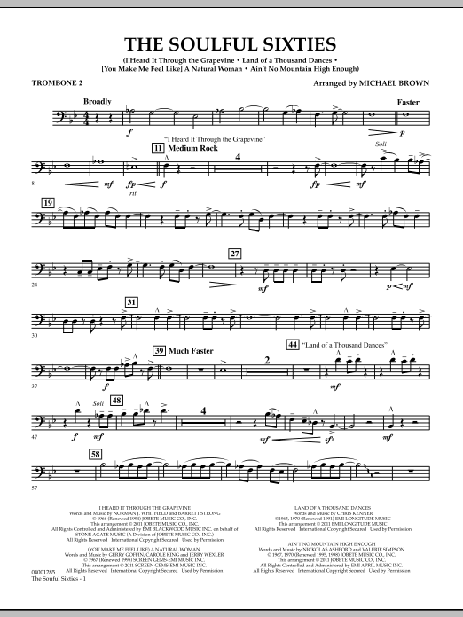 Product picture to: The Soulful Sixties - Trombone 2