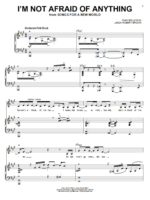 Produktbild zu: I'm Not Afraid Of Anything (from Songs for a New World)