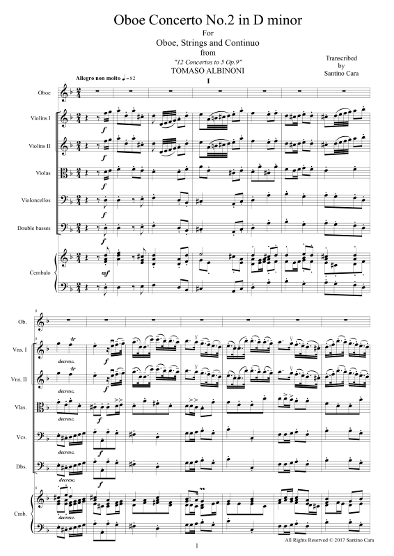 Produktbild zu: Concerto No.2 in D-Moll Op.9Tomaso Albinoni
