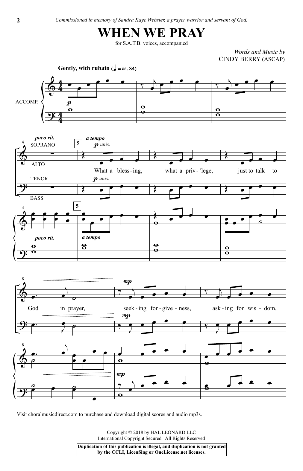 Produktbild zu: When We Pray
