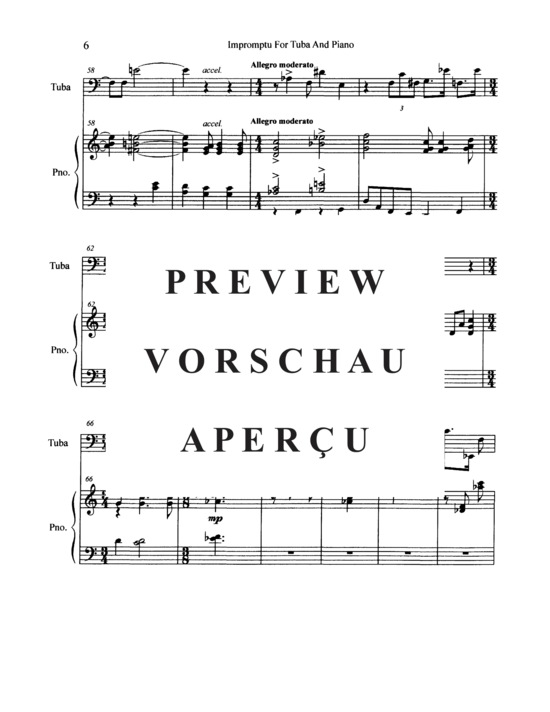 Produktgalerie: Seite 8 von 21 Impromptu , , (Tuba + Klavier)