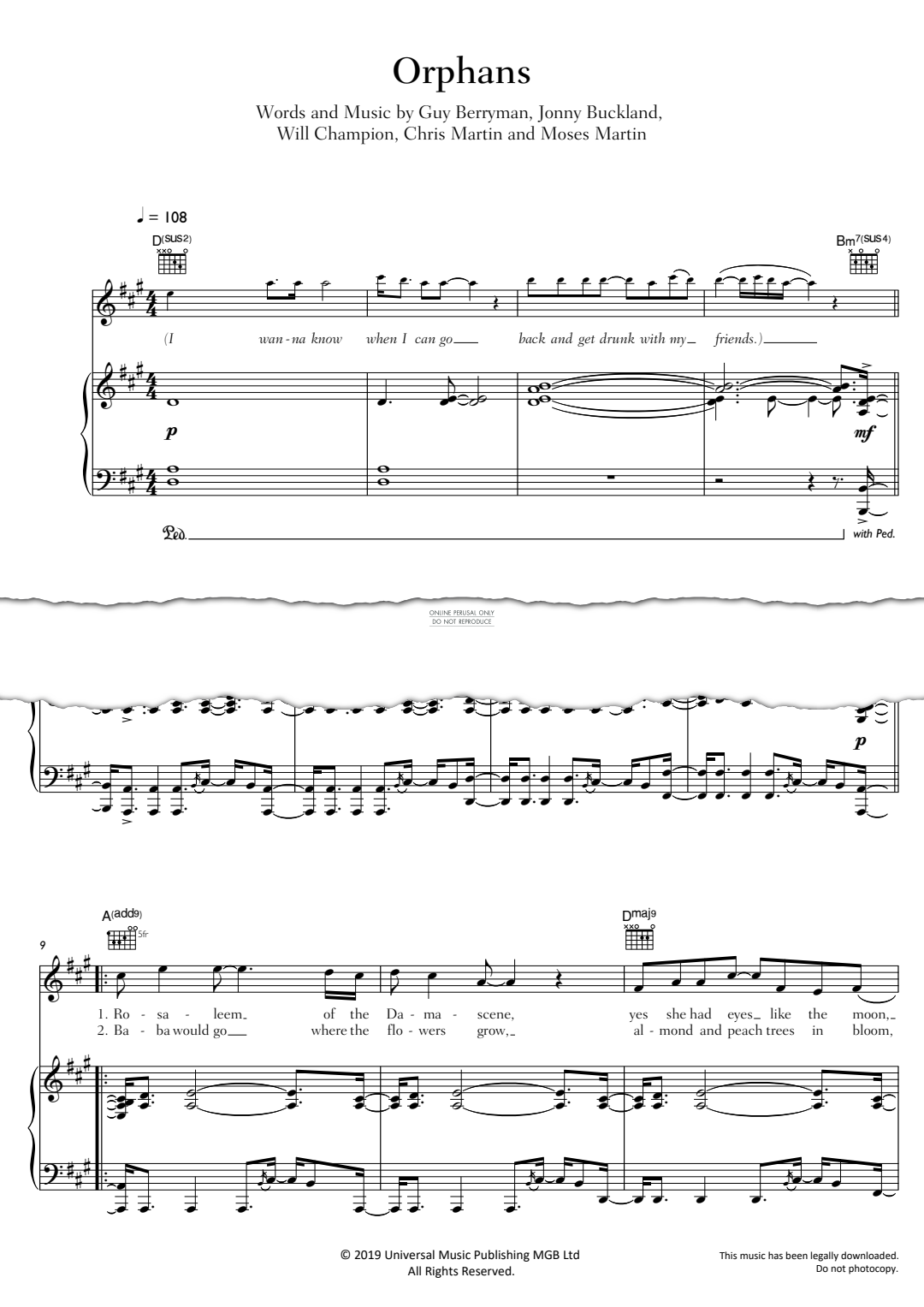 gallery: Orphans, Coldplay