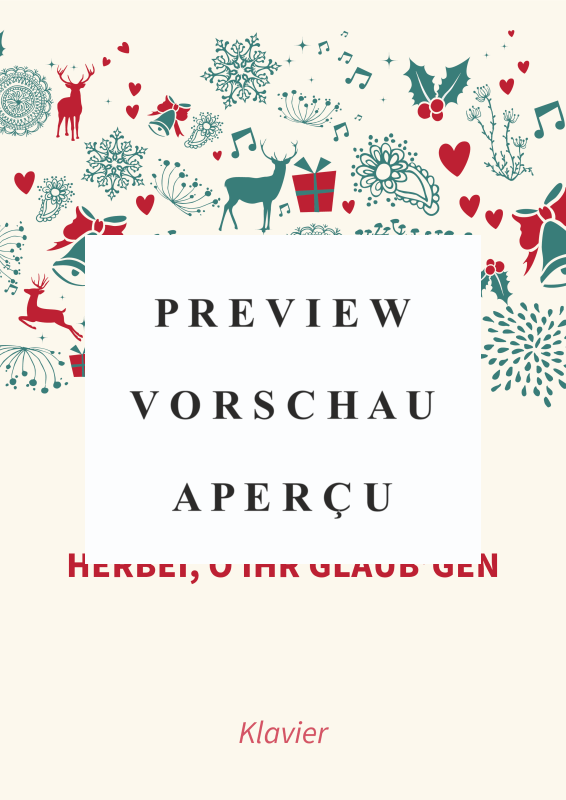 Produktgalerie: Seite 2 von 6 Herbei, o ihr Gläub´gen - Ein zeitloser Weihnachtsklassiker, , Klavier Solo