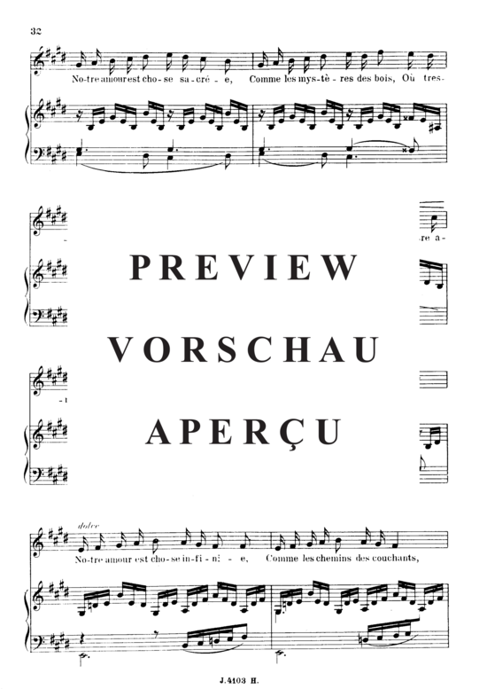 Product gallery: Page 4 of 6 Notre amour Op.23 No.2, , High Voice and Piano