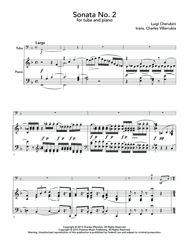 Produktgalerie: Seite 1 von 11 Sonata No. 2, , (Tuba und Klavier)
