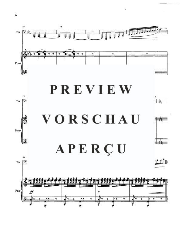 Produktgalerie: Seite 9 von 11 Concerto, , Tuba und Klavier