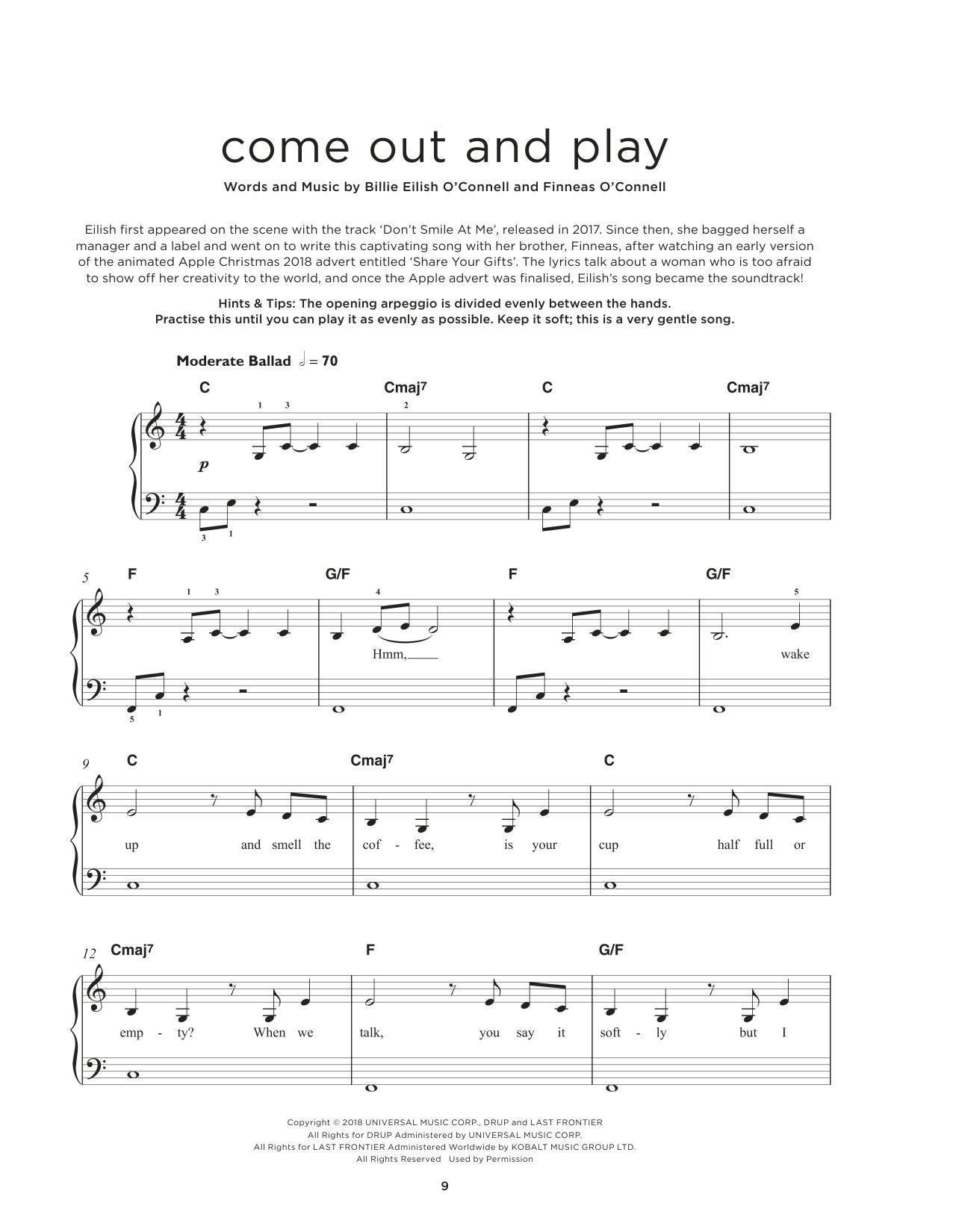 Produktbild zu: come out and play
