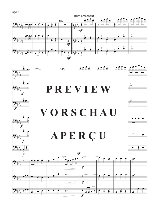 Product gallery: Page 6 of 21 German-Schunkel-Medley , Blasorchester Fatamo, (trombone/tenor horn trio)