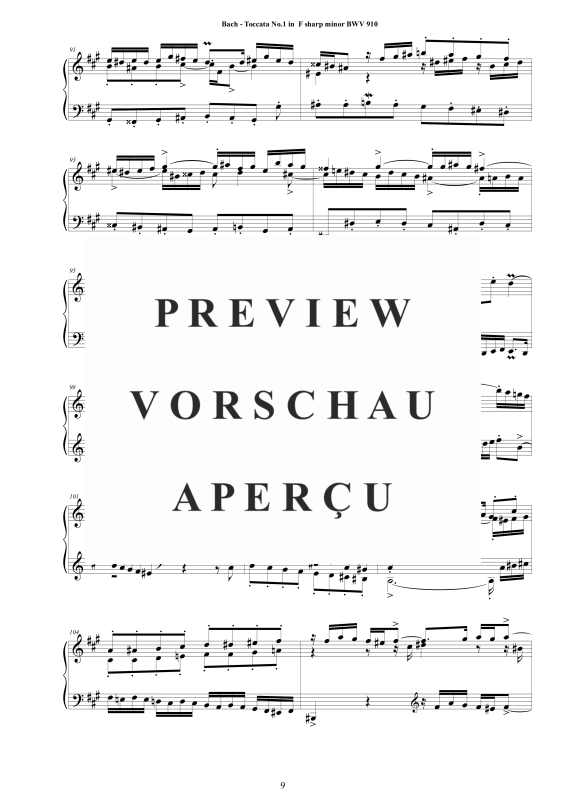 Produktgalerie: Seite 10 von 11 7 Toccatas BWV 910-916, , Cembalo/Klavier Solo