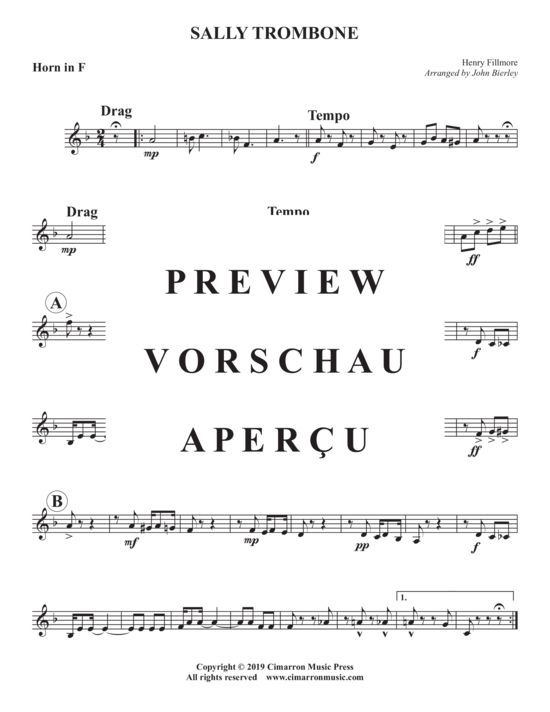 Produktgalerie: Seite 10 von 15 Sally Trombone , , (Blechbläser Quintett)