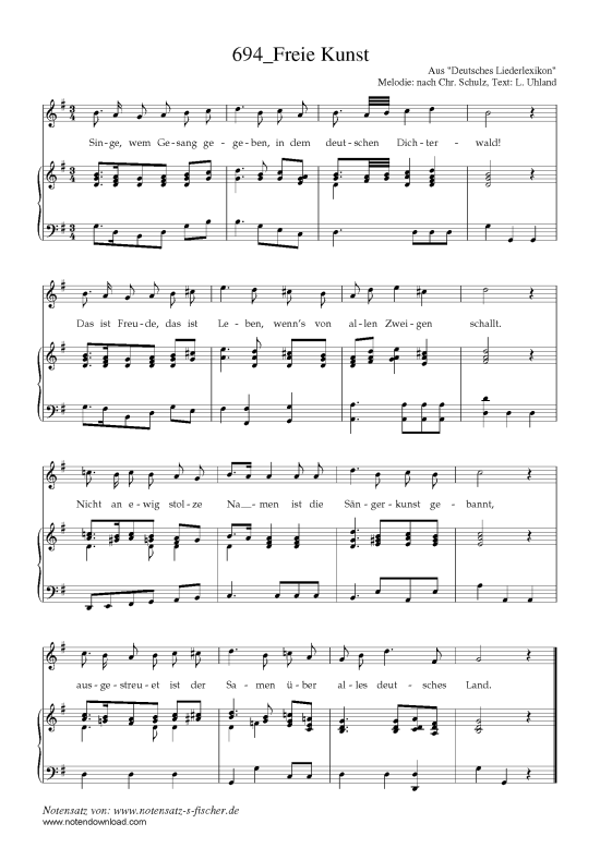 Product picture to: Freie Kunst Aus "Deutsches Liederlexikon" A. Härtel (1865)