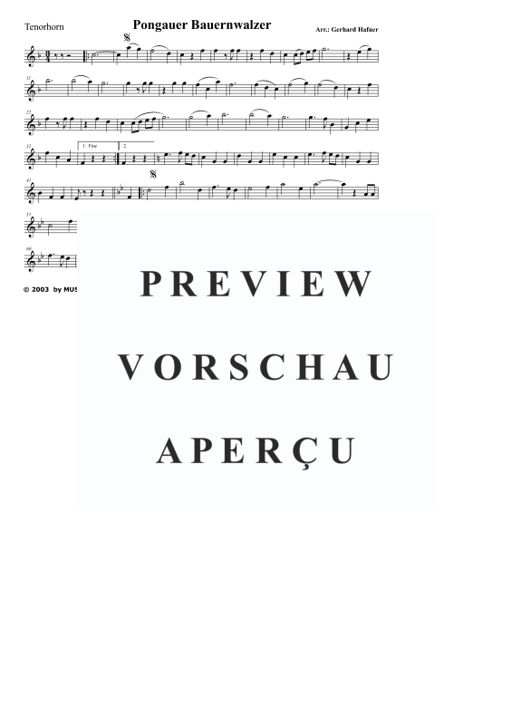 Product gallery: Page 10 of 11 Pongauer Bauernwalzer, , (Mixed ensemble woodwind and brass)