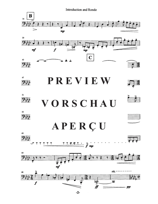 Produktgalerie: Seite 17 von 19 Introduction and Rondo , , (Tuba + Klavier)