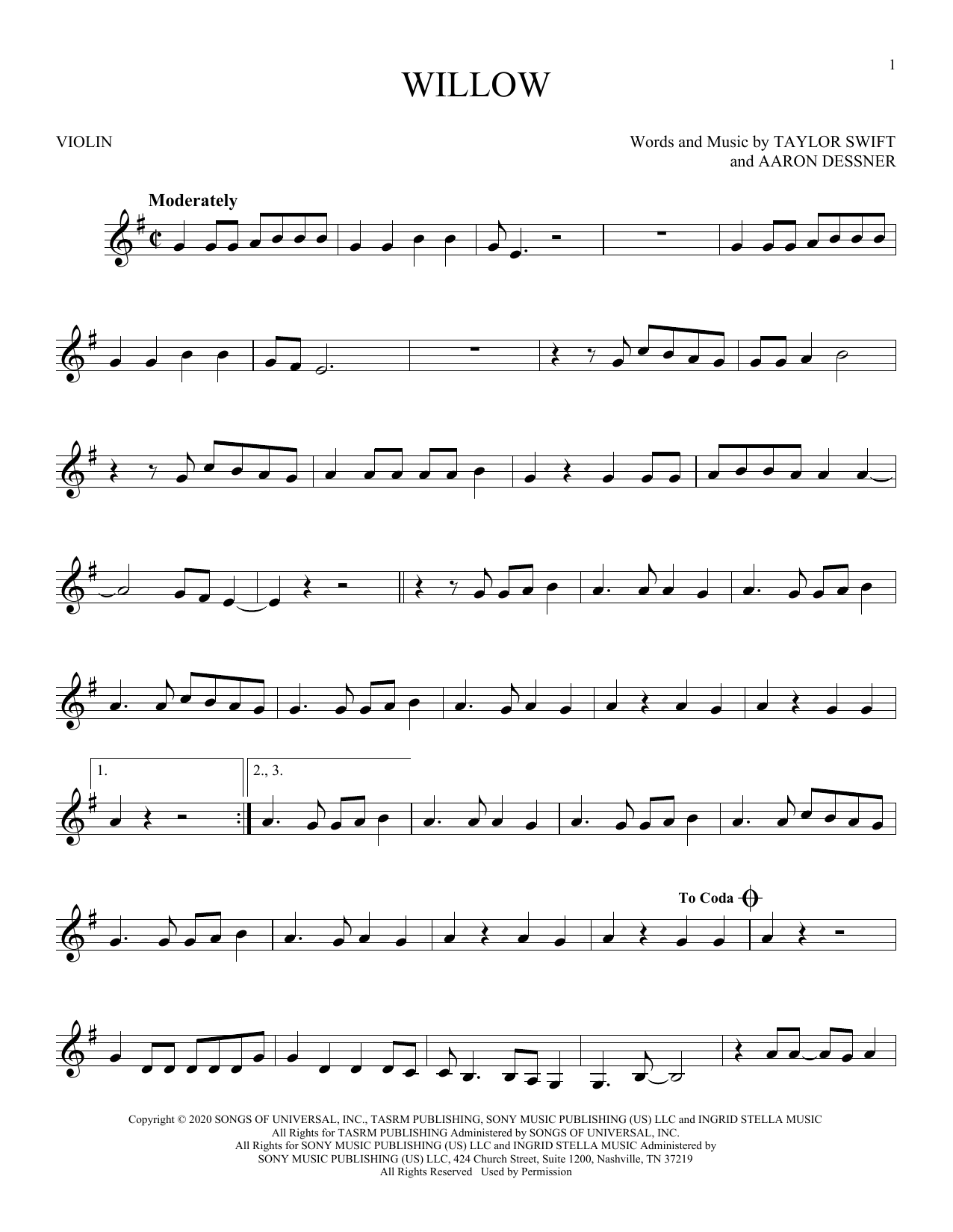 Product gallery: Page 1 of 1 willow, Taylor Swift