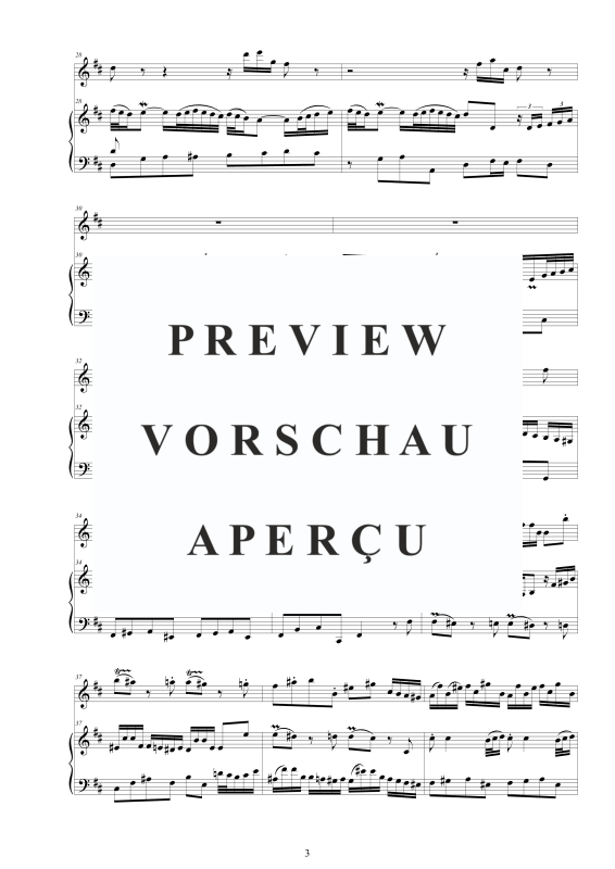 Product gallery: Page 4 of 11 Flöten Sonate Nr. 1 in H-Moll BWV 1030, , Flute and Harpsichord/Piano