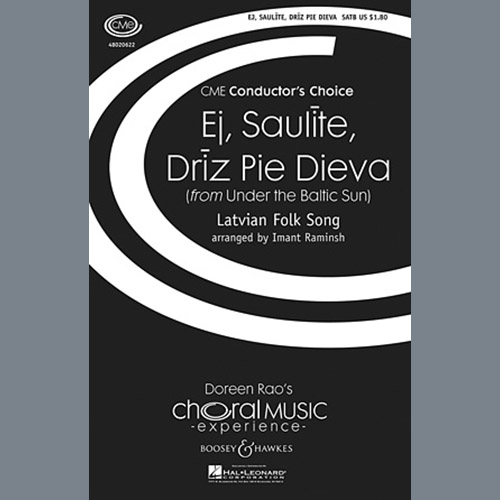 cover: Ej, Saulite, Driz Pie Dieva, Imant Raminsh