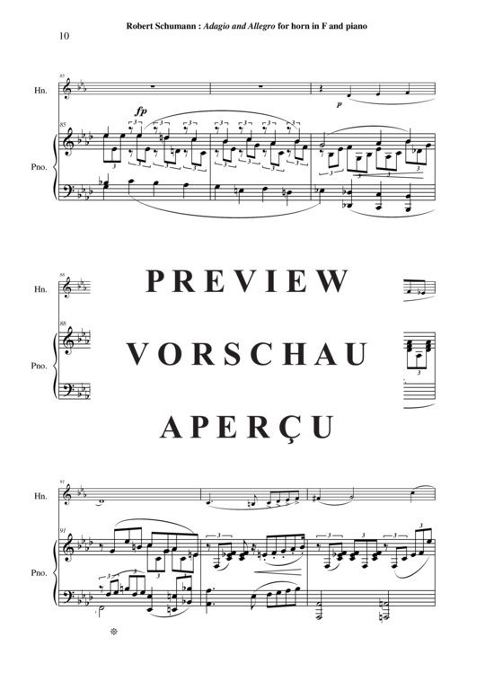 gallery: Adagio und Allegro, Opus 70 , , (Horn in F + Klavier)