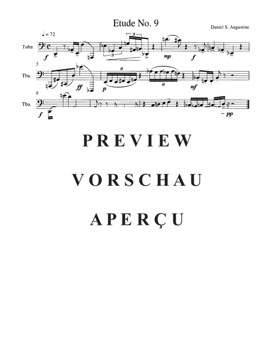 Product gallery: Page 13 of 21 Seventeen Etudes for Tuba , , (Tuba Solo)