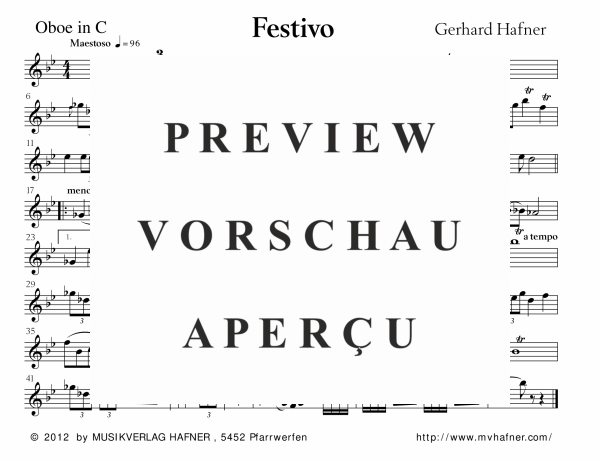 Product gallery: Page 11 of 11 Festivo, , (large wind orchestra)