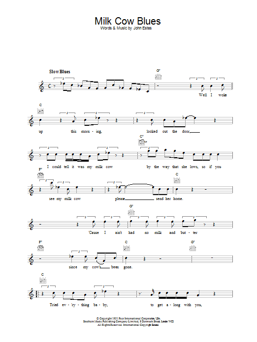 Produktbild zu: Milk Cow Blues