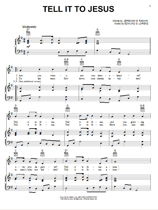 Produktbild zu: Tell It To Jesus