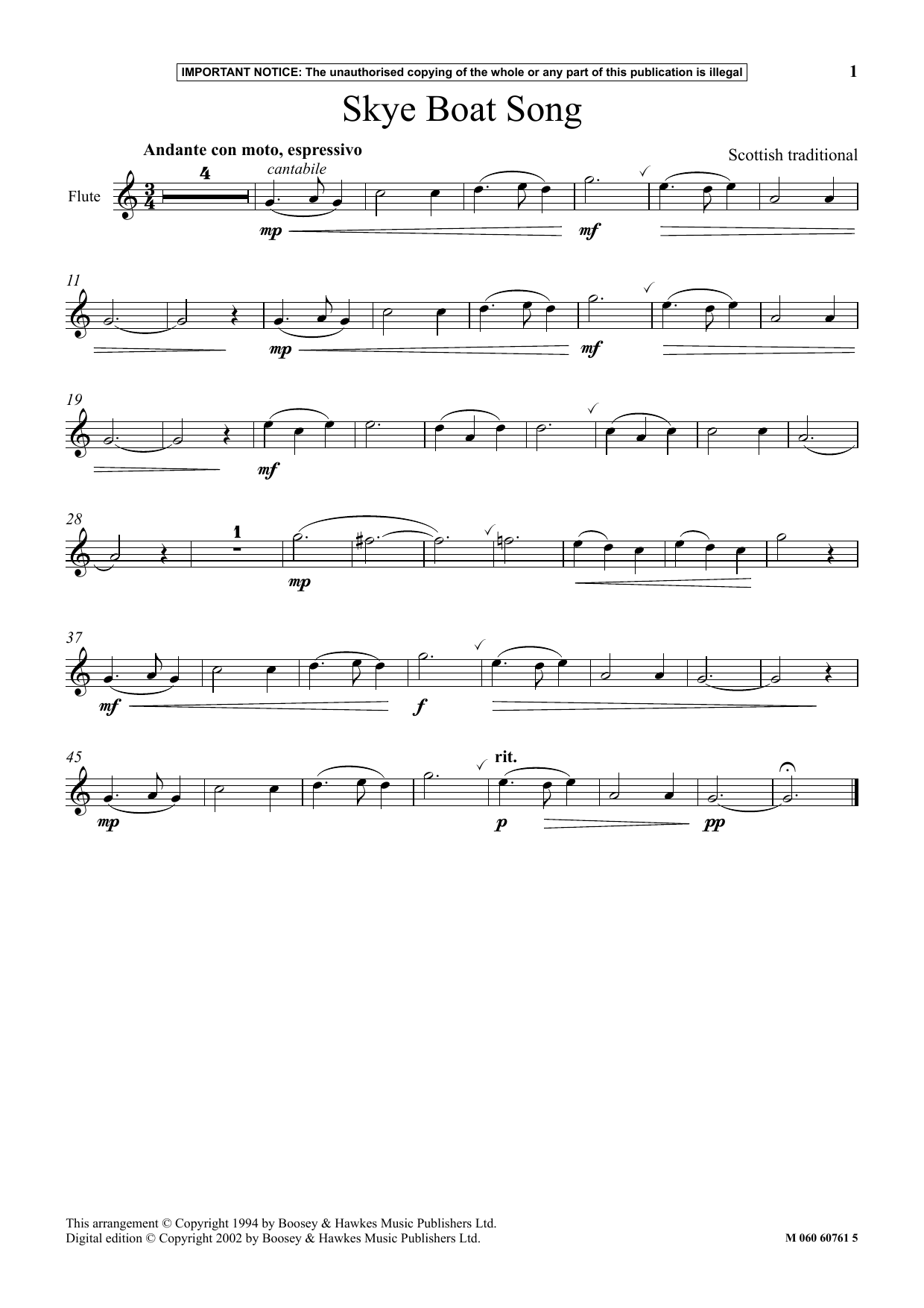 Produktbild zu: Skye Boat Song
